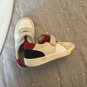 Jacadi Cream and Red Kids' Sneakers